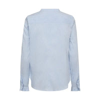 Mos Mosh, Mattie Stripe Shirt, Light Blue-Mos Mosh-Minlillebutik.dk