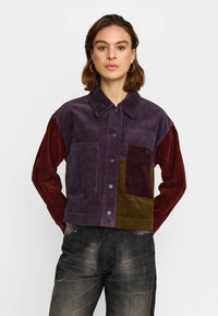 Selfhood, Cropped Shirt, Darkpurple-Selfhood-Minlillebutik.dk