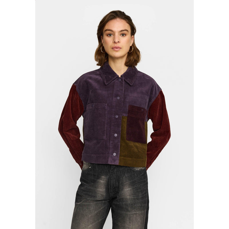 Selfhood, Cropped Shirt, Darkpurple-Selfhood-Minlillebutik.dk
