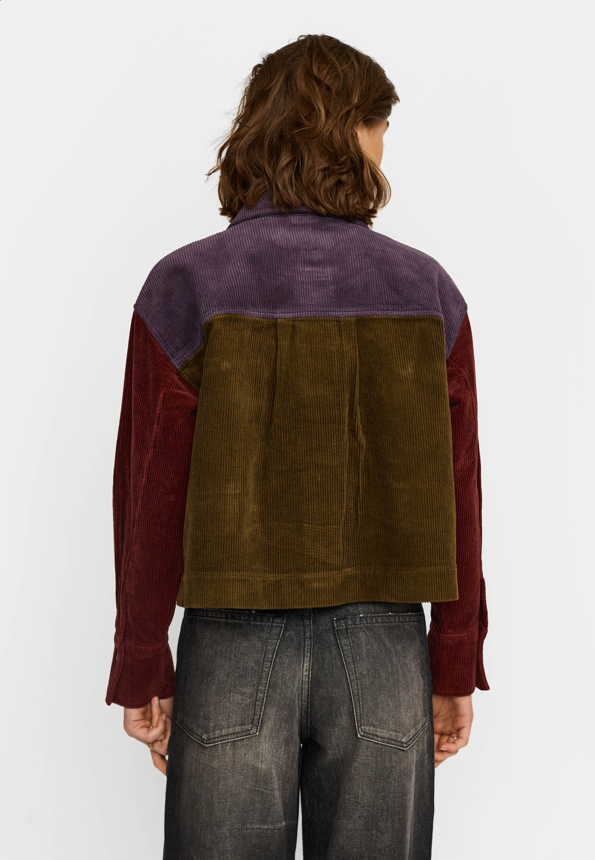 Selfhood, Cropped Shirt, Darkpurple-Selfhood-Minlillebutik.dk