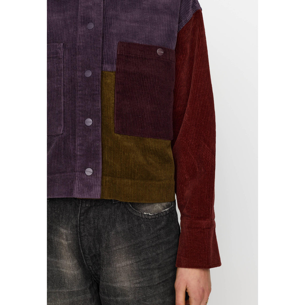 Selfhood, Cropped Shirt, Darkpurple-Selfhood-Minlillebutik.dk