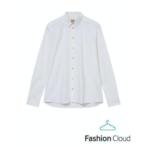 Mos Mosh Gallery, Marco Oxford Shirt, White-Mos Mosh Gallery-Minlillebutik.dk