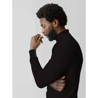 Mos Mosh Gallery, MMGAdam Soft Roll Neck, Charcoal Melange-Mos Mosh Gallery-Minlillebutik.dk