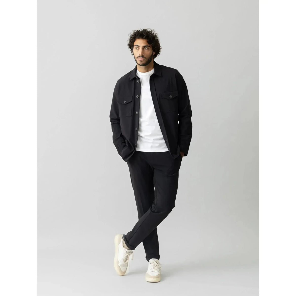 Mos Mosh Gallery, Hunt Traver Pant, Black-Mos Mosh Gallery-Minlillebutik.dk