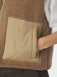 Neo Noir, Scout Teddy Waistcoat, Taupe