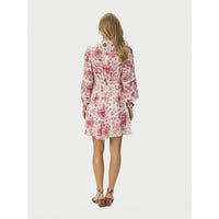 Neo Noir, Roberta Flower Print Dress, Evening Rose