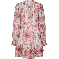 Neo Noir, Roberta Flower Print Dress, Evening Rose