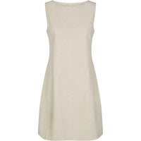 Neo Noir, Bruna Ramie Dress, Off White