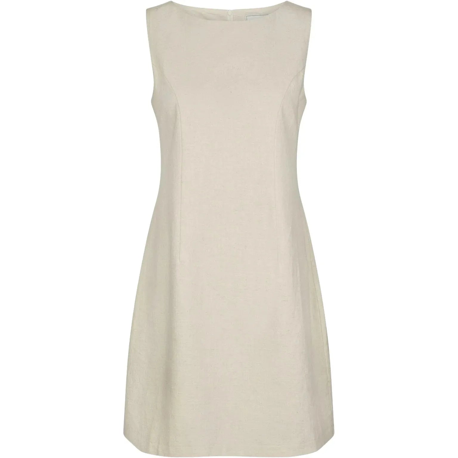Neo Noir, Bruna Ramie Dress, Off White