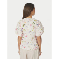 Neo Noir, Irina Flower Blouse, Off White