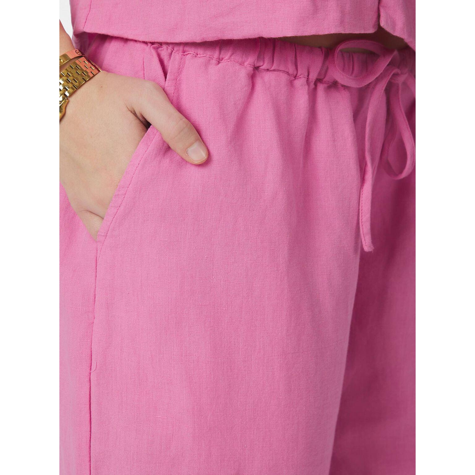 Neo Noir, Heifa Linen Pants, Pink-Neo Noir-Minlillebutik.dk