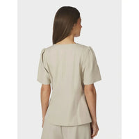 Neo Noir, Jules Structure Blouse, Creme-Neo Noir-Minlillebutik.dk