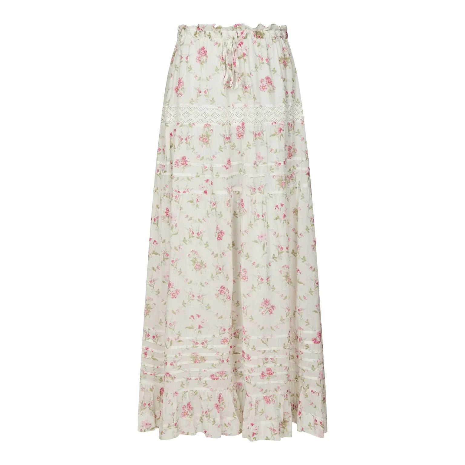 Neo Noir, Fippo Spring Flower Skirt, Off White