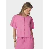 Neo Noir, Moisa Linen Blouse, Pink