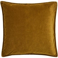 Ib Laursen, Pude, velour ochre green-Ib Laursen-Minlillebutik.dk