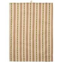 Ib Laursen, Viskestykke, Isolde, Natur m/mønster-Ib Laursen-Minlillebutik.dk