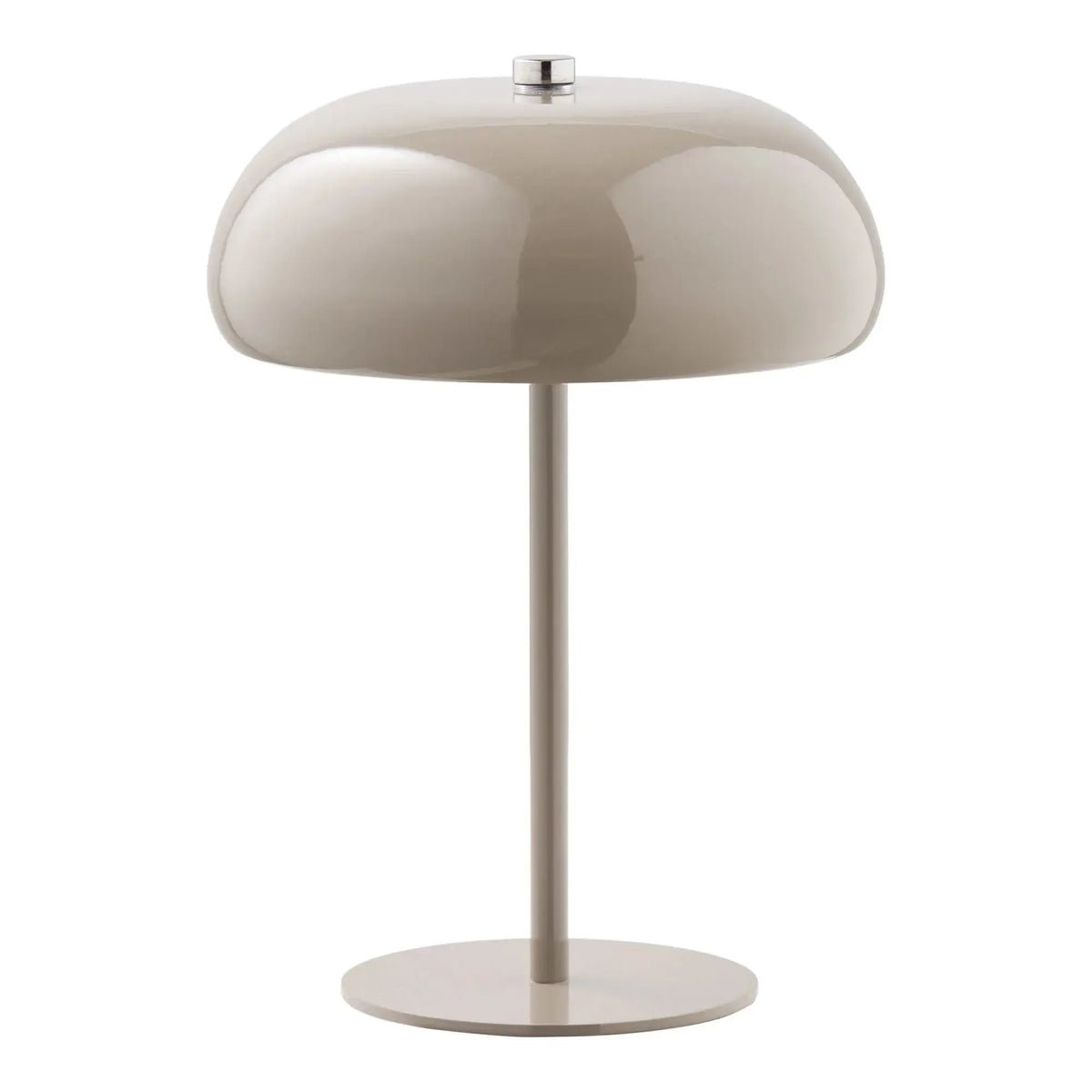 House Nordic, Margate Bordlampe - Bordlampe, genopladelig, metal, taupe ø16 cm-House Nordic-Minlillebutik.dk
