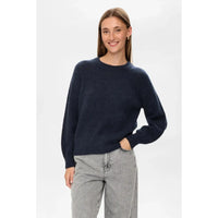Nümph, Nuriette Pullover, Dark Sapphire-Nümph-Minlillebutik.dk