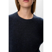Nümph, Nuriette Pullover, Dark Sapphire-Nümph-Minlillebutik.dk