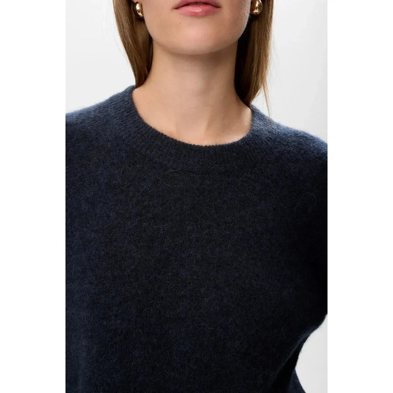 Nümph, Nuriette Pullover, Dark Sapphire-Nümph-Minlillebutik.dk