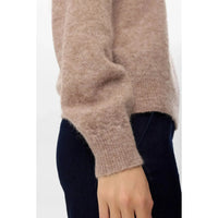 Nümph, Nuriette Pullover, Taupe Grey-Nümph-Minlillebutik.dk