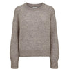 Nümph, Nuriette Pullover, Taupe Grey-Nümph-Minlillebutik.dk