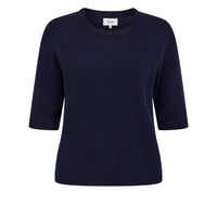 Nümph, Nukally SS Pullover, Dark Sapphire-Nümph-Minlillebutik.dk