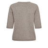 Nümph, Nukally SS Pullover, Taupe Grey-Nümph-Minlillebutik.dk