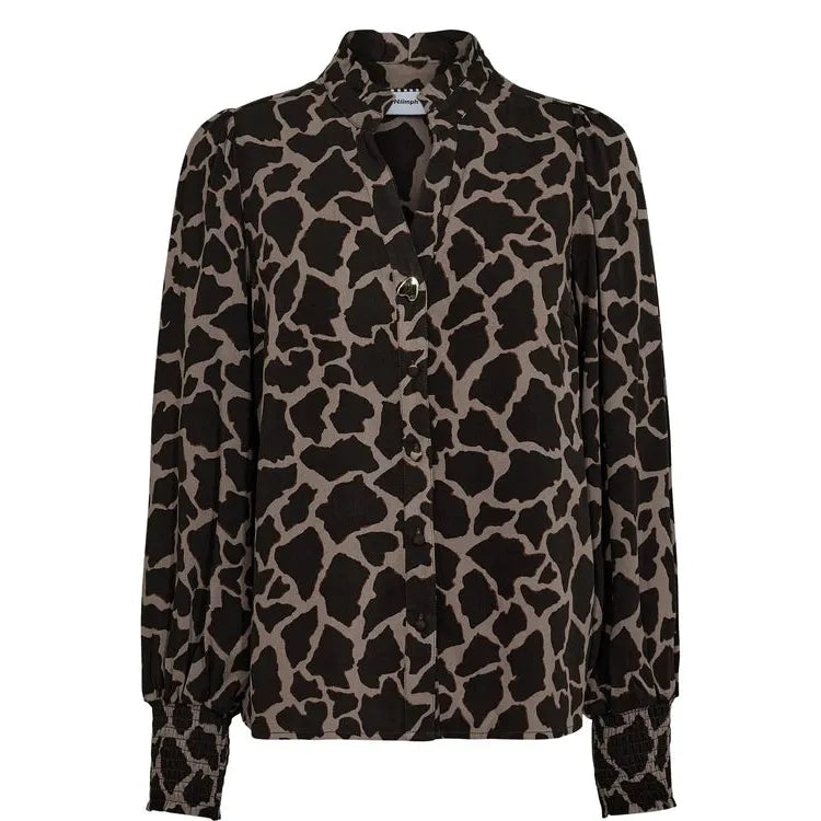 Nümph, Nuhana Shirt, Black Coffee-Nümph-Minlillebutik.dk