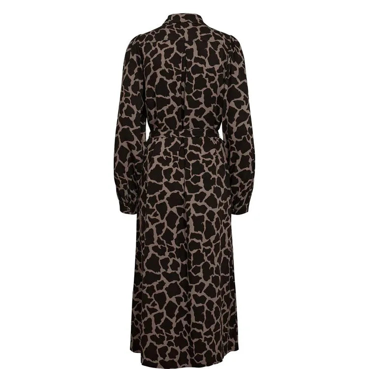 Nümph, Nuhana Shirt Dress, Black Coffee-Nümph-Minlillebutik.dk