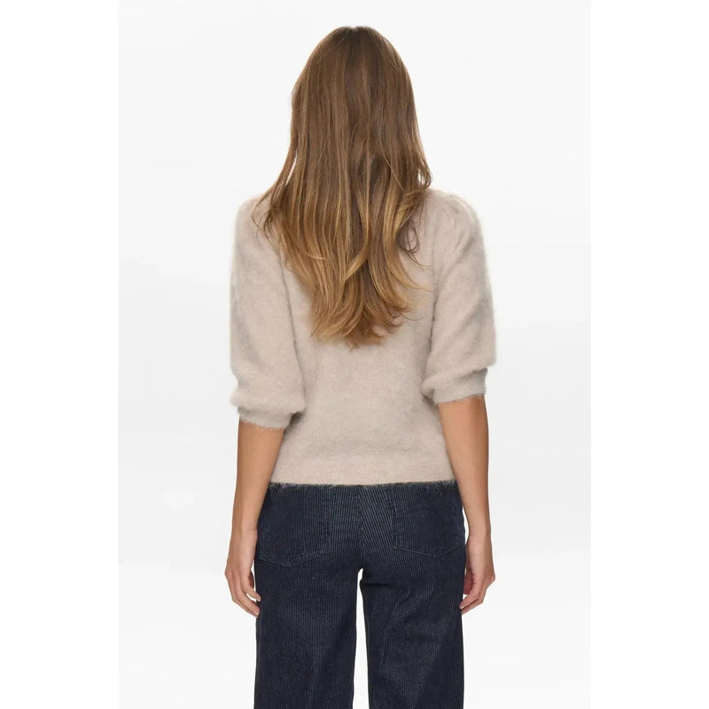 Nümph, Nusuri Brushed SS Cardigan, Chateau Grey-Nümph-Minlillebutik.dk