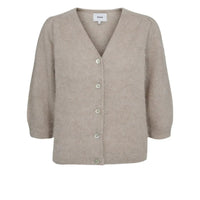 Nümph, Nusuri Brushed SS Cardigan, Chateau Grey-Nümph-Minlillebutik.dk