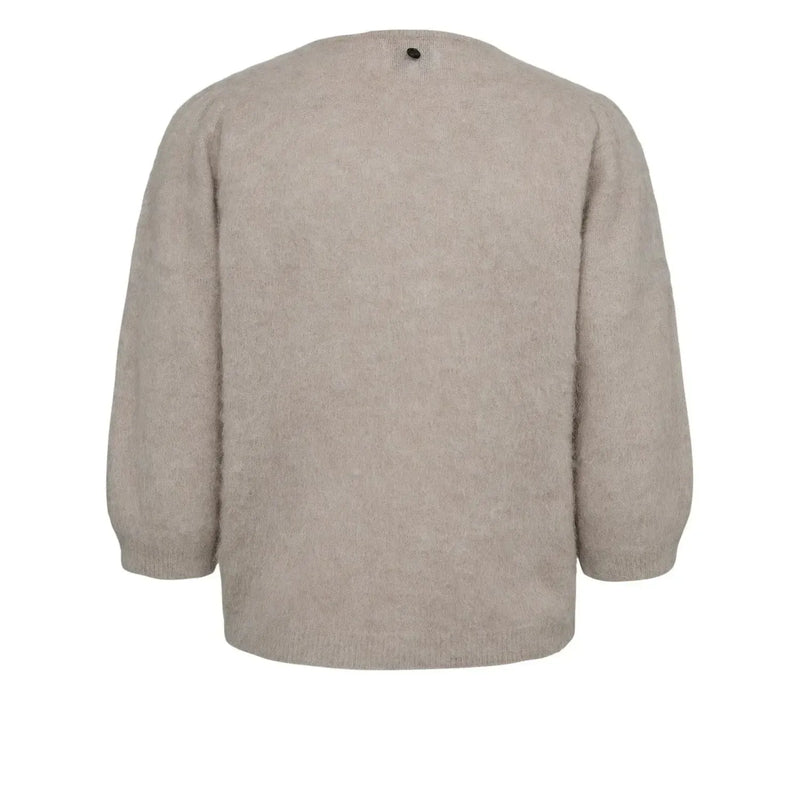 Nümph, Nusuri Brushed SS Cardigan, Chateau Grey-Nümph-Minlillebutik.dk