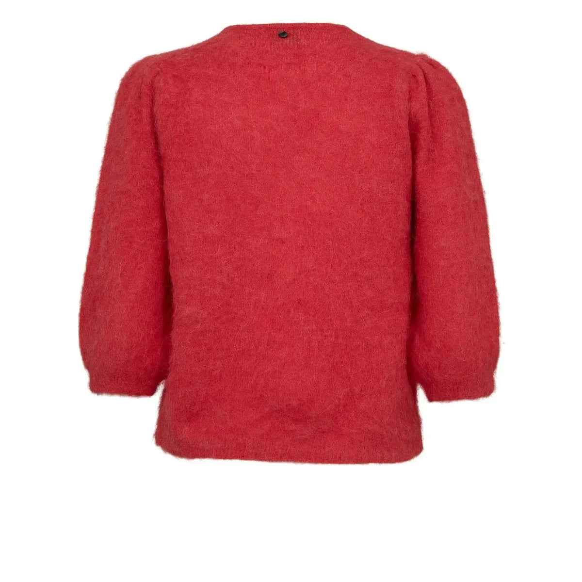 Nümph, Nusuri Brushed SS Cardigan, Fiery Red-Nümph-Minlillebutik.dk