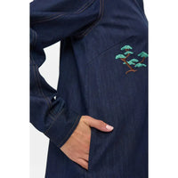 Nümph, Nuchiku Dress, Dark Blue denim-Nümph-Minlillebutik.dk