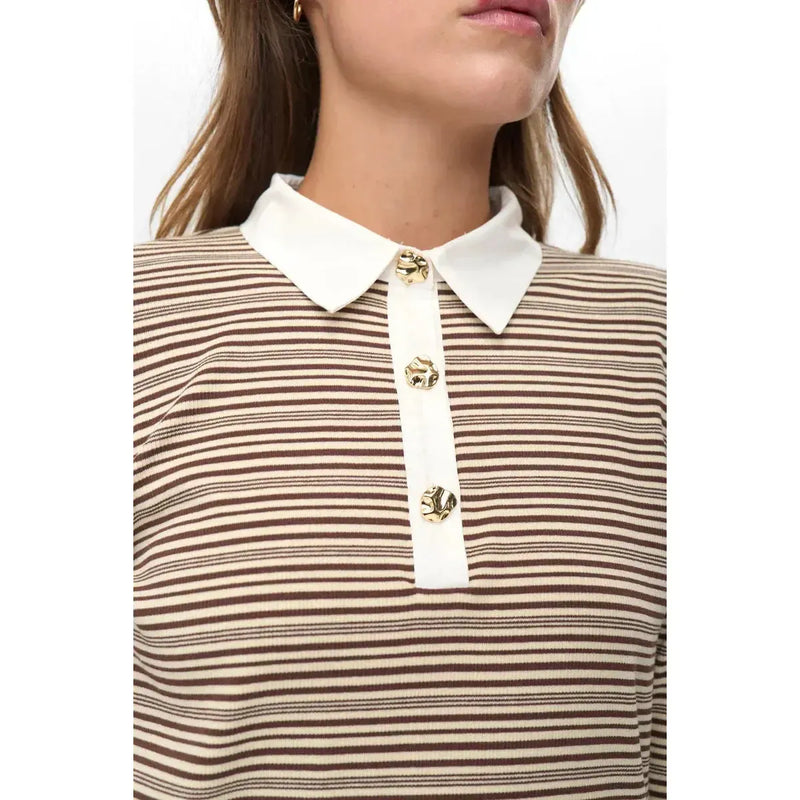 Nümph, Nusemma LS Polo, Black Coffee-Nümph-Minlillebutik.dk