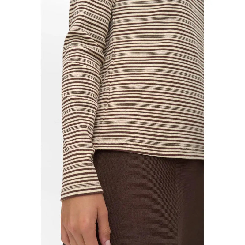 Nümph, Nusemma LS Polo, Black Coffee-Nümph-Minlillebutik.dk