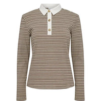 Nümph, Nusemma LS Polo, Black Coffee-Nümph-Minlillebutik.dk