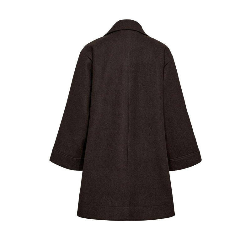 Nümph, Nukimberly Coat, Black Coffee-Nümph-Minlillebutik.dk