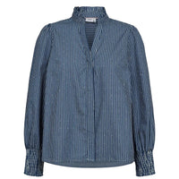Nümph, Nuemilie Shirt, Medium Blue Denim-Nümph-Minlillebutik.dk