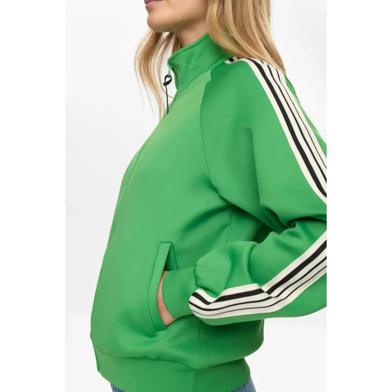 Nümph, Nusenada Zip Cardigan, Vibrant Green