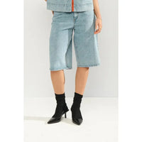 Nümph, Numalaga Shorts, Light Blue Denim-Nümph-Minlillebutik.dk