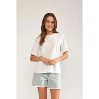 Nümph, Nutide T-shirt, Bright White-Nümph-Minlillebutik.dk