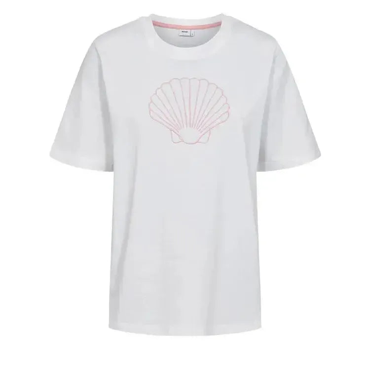Nümph, Nutide T-shirt, Bright White-Nümph-Minlillebutik.dk