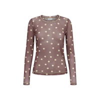 Nümph, Nusine Mesh Blouse, Sahara Sun-Nümph-Minlillebutik.dk