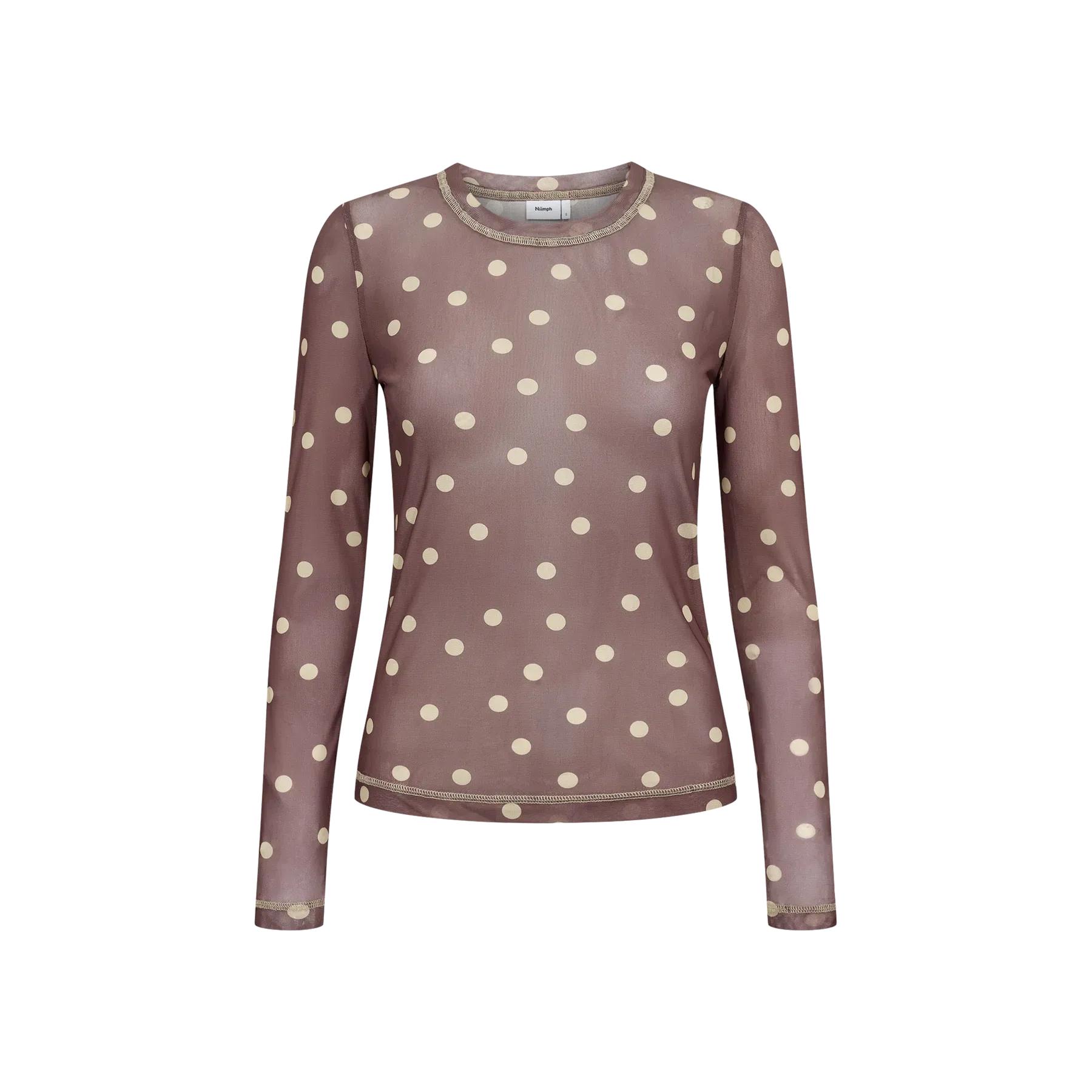 Nümph, Nusine Mesh Blouse, Sahara Sun-Nümph-Minlillebutik.dk