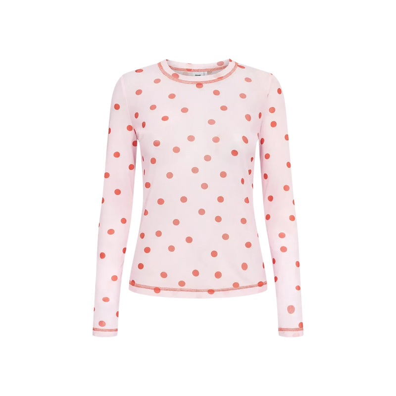 Nümph, Nusine Mesh Blouse, Pink Lady-Nümph-Minlillebutik.dk