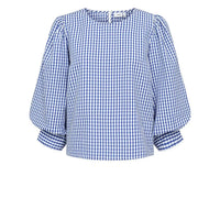 Nümph, Nulucia Blouse, Beacoup Blue-Nümph-Minlillebutik.dk