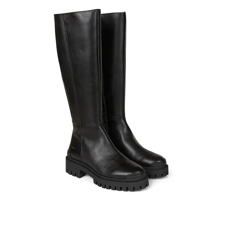 Angulus, Langskaftet Chelsea Støvle, Black-Angulus-Minlillebutik.dk