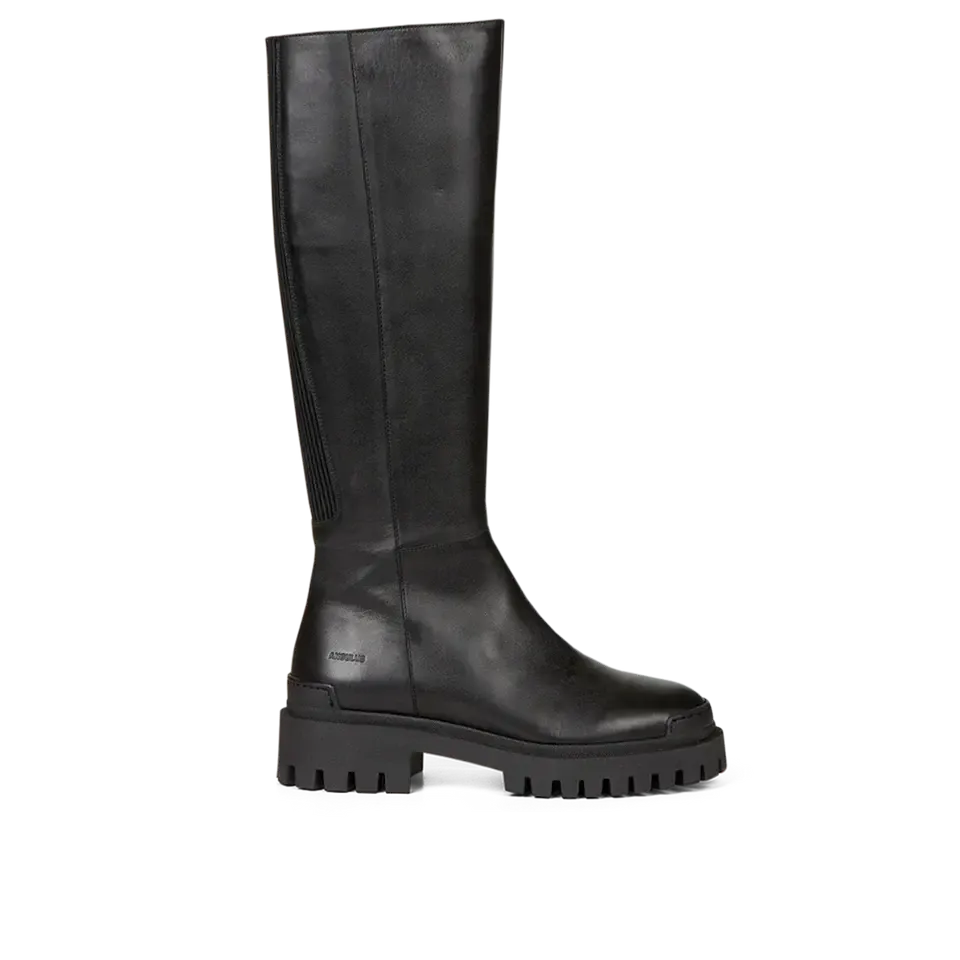 Angulus, Langskaftet Chelsea Støvle, Black-Angulus-Minlillebutik.dk